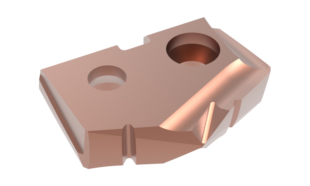 INSERT DR SPADE 21/32IN 1/8IN STD 132DEG