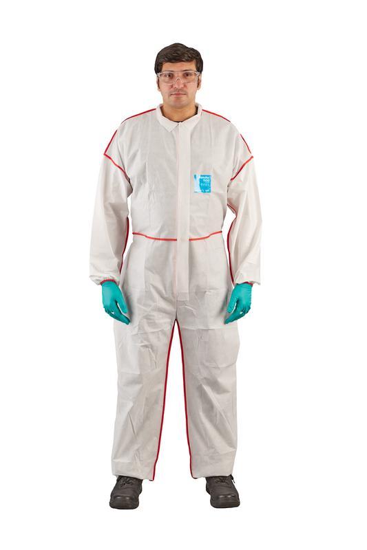EN CAP CHEM SUITS ASTM F1001/ISO 6529