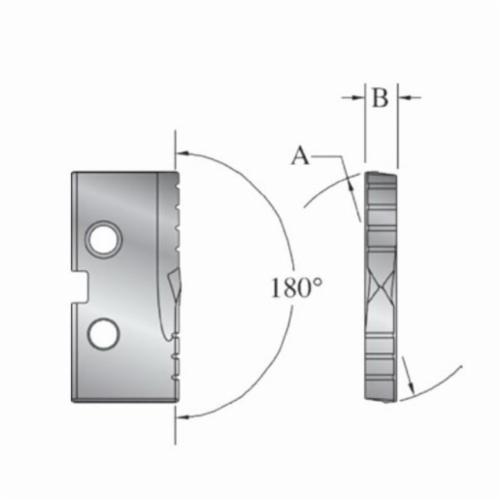 INSERT DR SPADE 2IN 5/16IN FLAT BOT #4