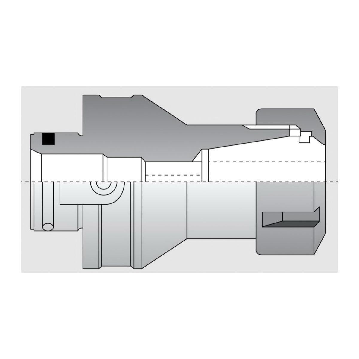 Allied Machine & Engineering 30.50R.25.70 Modular Reamer Body, ER Shank