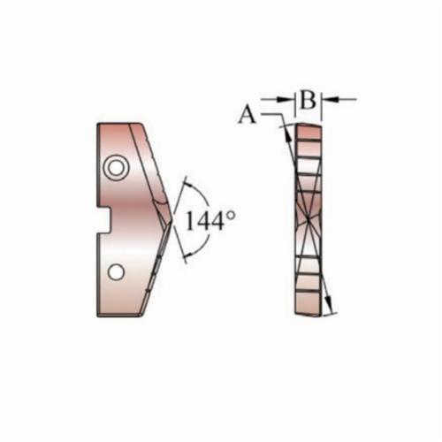 INSERT DR SPADE 3-3/8IN 7/16IN STD #6
