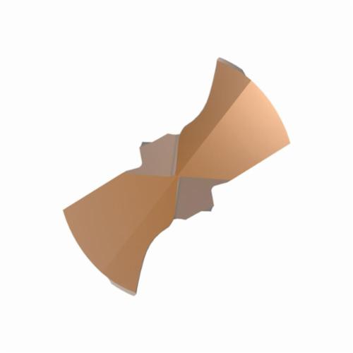 Allied Machine & Engineering 7C114P-14.8 14 Series Replaceable Standard Drill Insert, Material Grade: C1, 14.8 mm Insert, For Use On Aluminum, Cast Iron, Stainless Steel and Steel, High Penetration Drilling, Manufacturer's Grade: K35