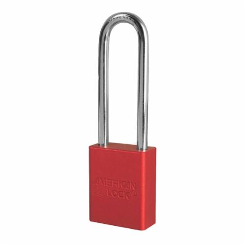 PADLOCK SAF DIFFERENT R ANODIZED AL 3IN