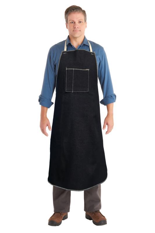 APRONS DENIM SNAP-ON SZ 36 BLUE 2