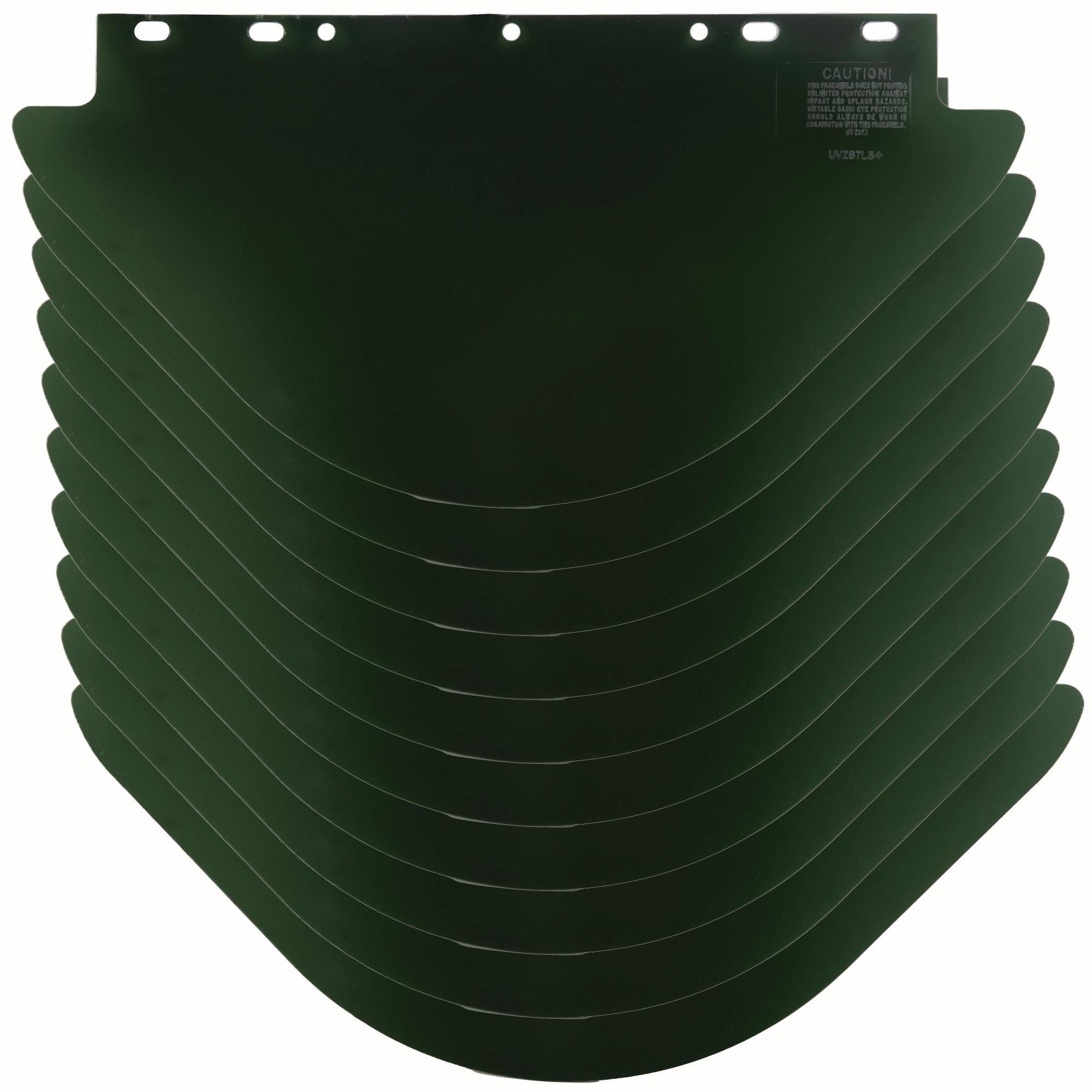 FACE SHLD REPL VISORS DARK GREEN