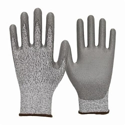 Armor Guys 02-013-L HAMMERHEAD 3 Unisex Cut-Resistant Gloves, L, Basetek®/Polyurethane, Knit Wrist Cuff, Resists: Abrasion, Cut, Puncture and Tear, ANSI Cut-Resistance Level: A3, Right Hand