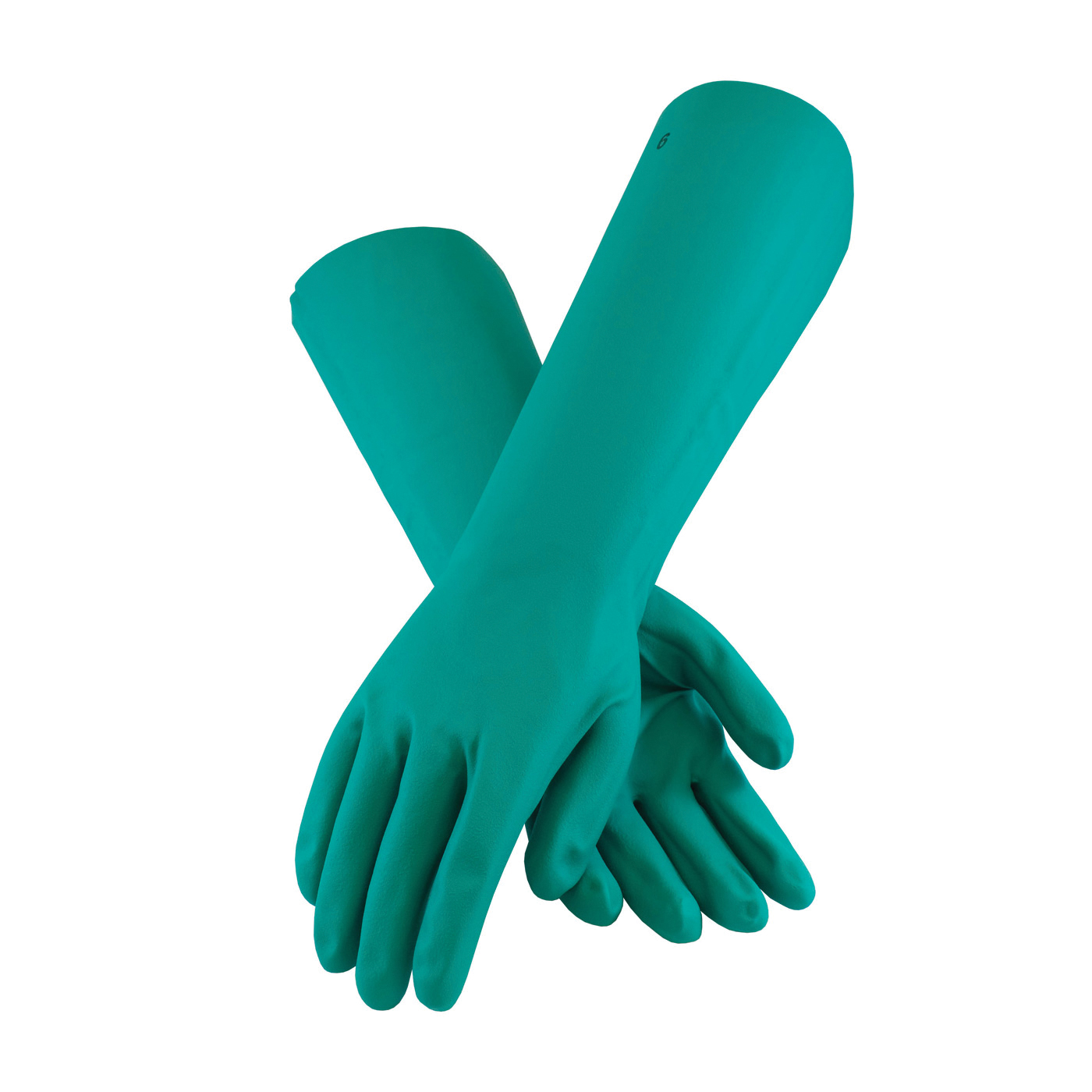GLOVES RESISTANT CHEMICAL M NITRILE GRN