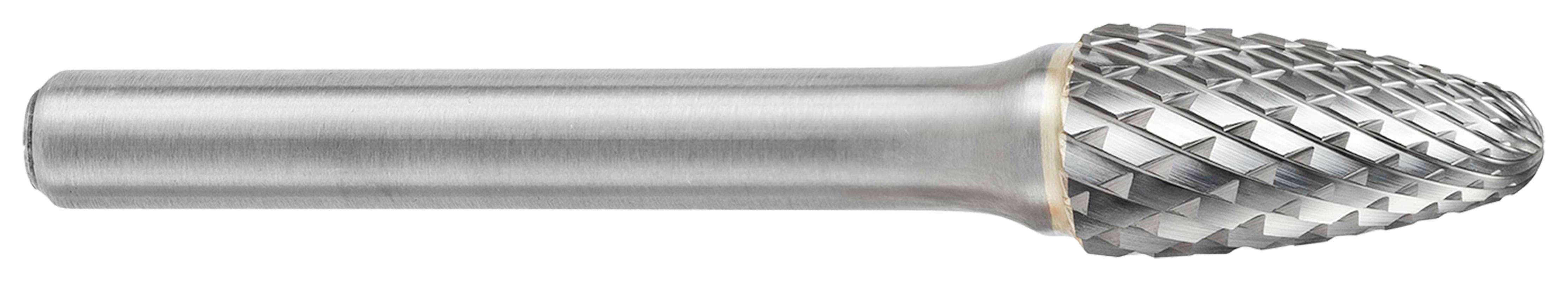 ATA SGSPRO 10286 Performance SF Imperial Carbide Burr, Radius End, Tree Head, 1/2 in Dia Head, 1 in L of Cut, 2-3/4 in OAL, Double Cut