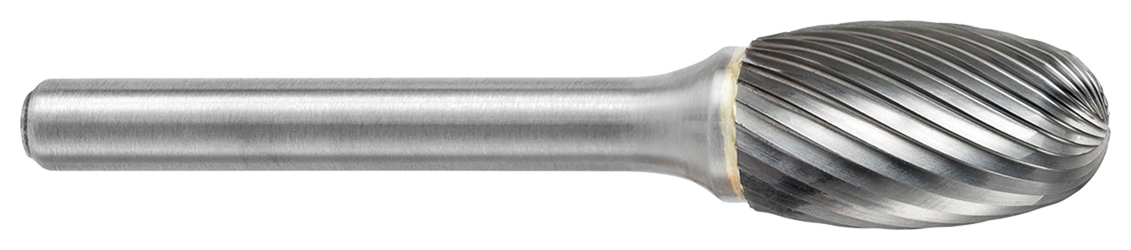 ATA SGSPRO 13200 Universal SE Imperial Carbide Burr, Oval Head, 3/16 in Dia Head, 9/32 in L of Cut, 1-1/2 in OAL, Single Cut