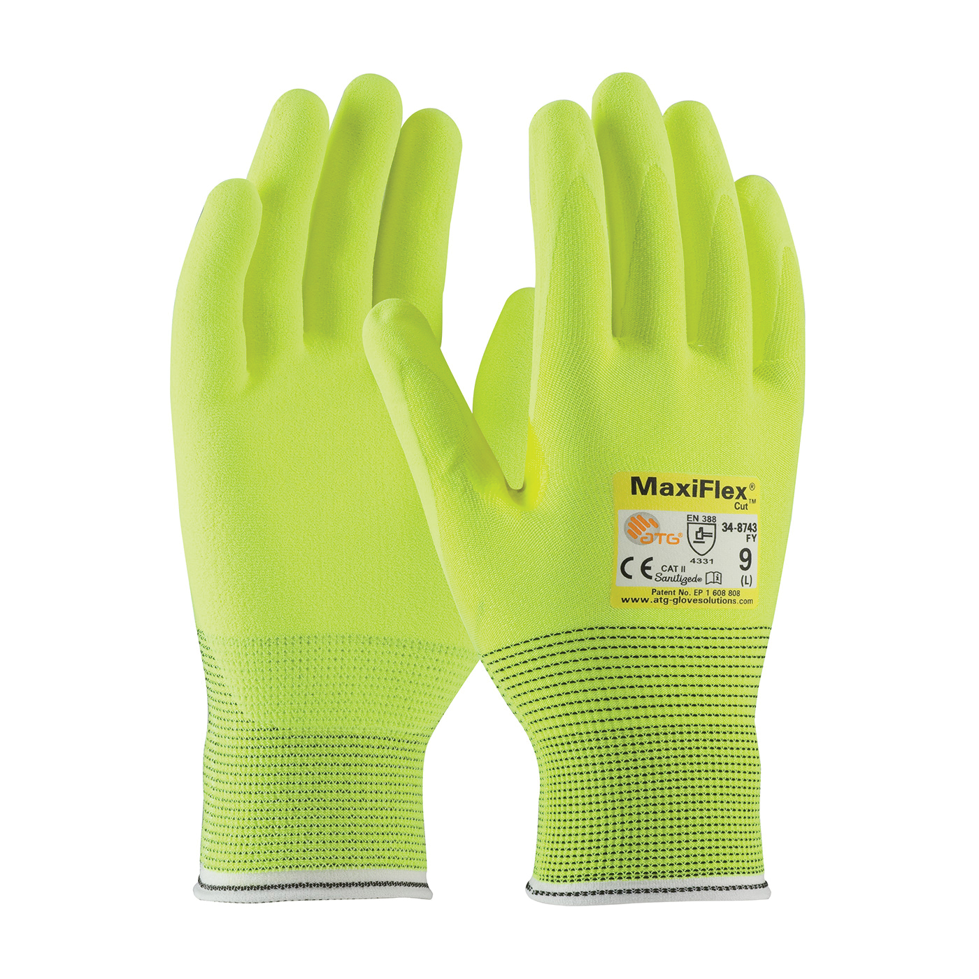 GLOVES RESISTANT CUT L MICROFOAM/NITRILE