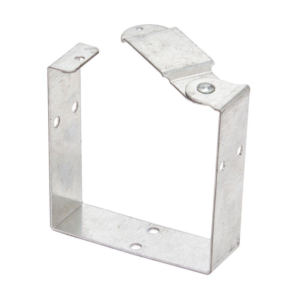 B-Line 44 C Wireway connector, 4 in W x 4 in H, For Use With NEMA 1/IP30 Screw Cover Wireway, Steel, Galvanized/Plain