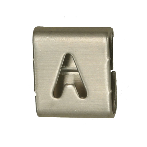 Band-It® AE0109 Easy Read Character, 9.525 mm OAL, 316 Stainless Steel