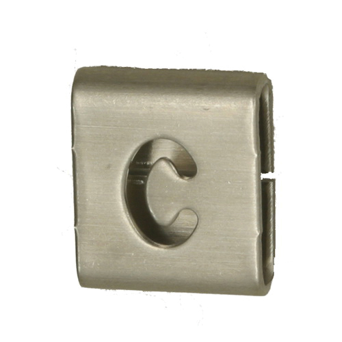 Band-It® AE0129 Easy Read Character, 9.525 mm OAL, 316 Stainless Steel