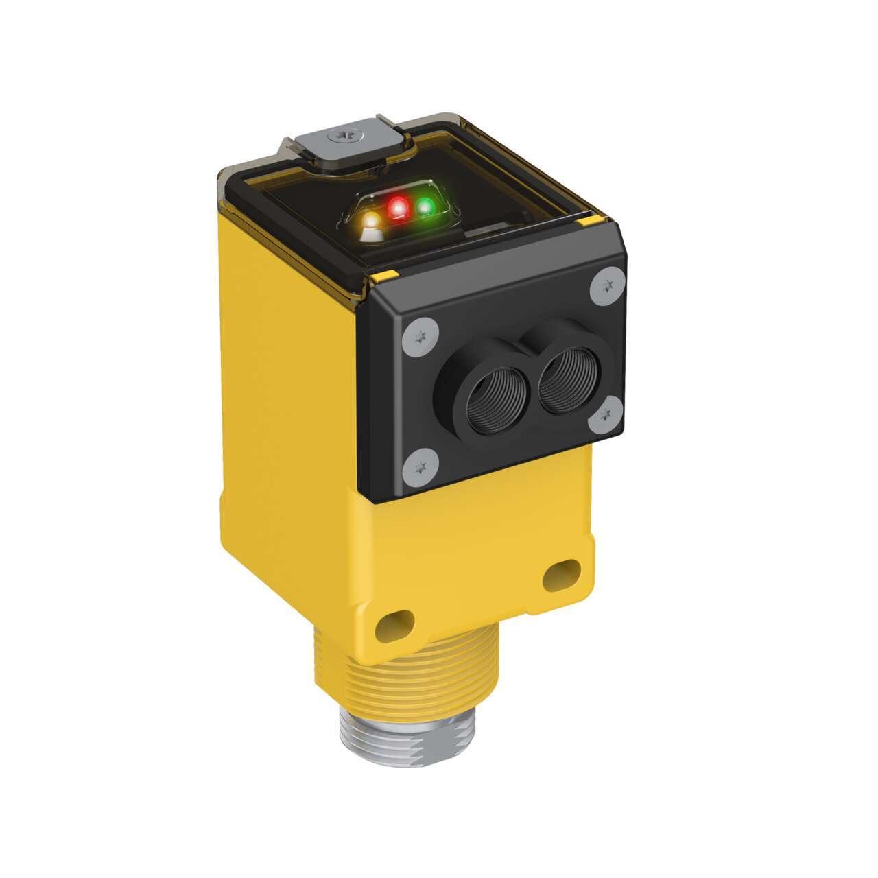 Banner Engineering Q45VR3FQ Fiber Optic Sensor, Rectangle Shape, 15 ms Response, SPDT Relay Output