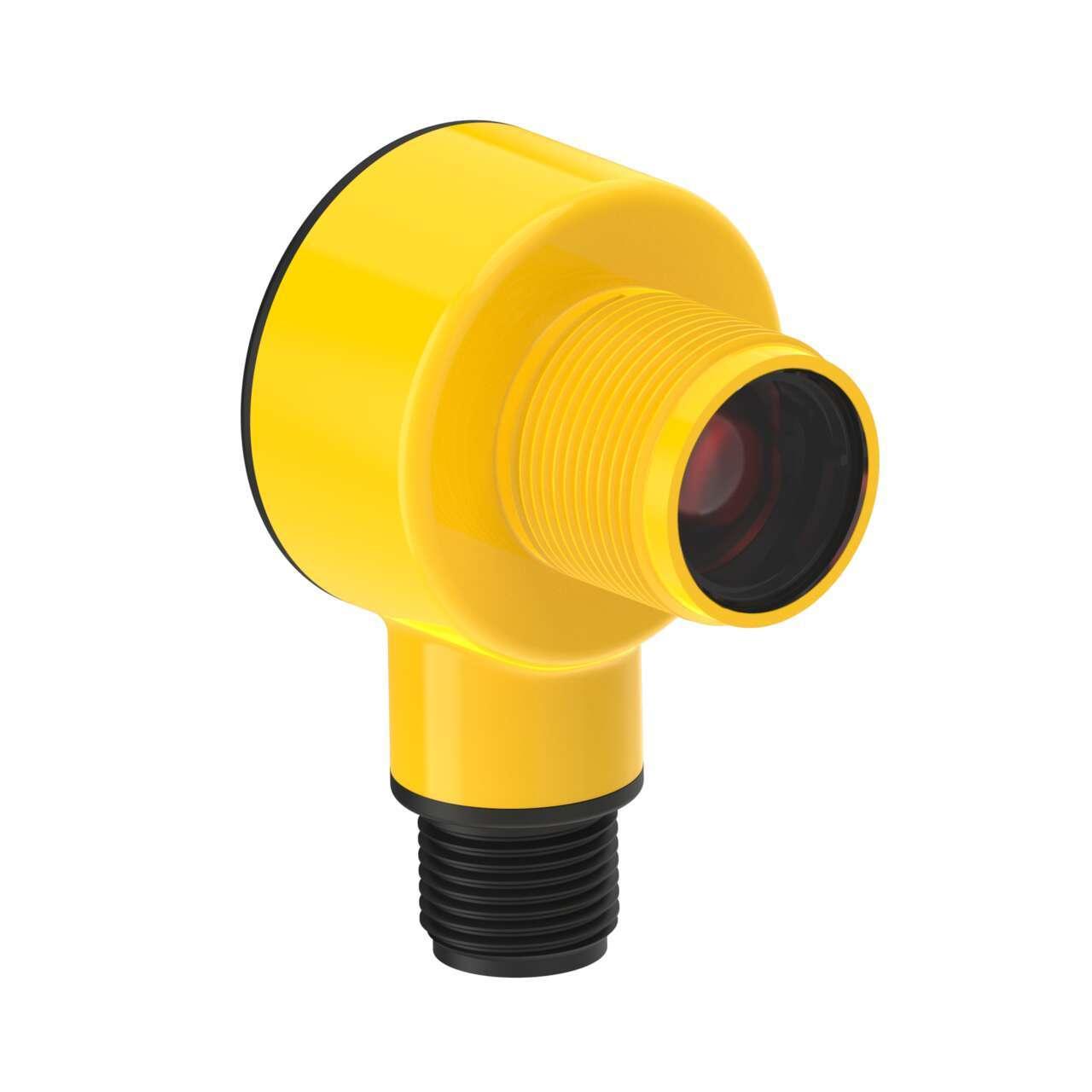 Banner Engineering T18-2VPFF100IR-Q8 T18 Sensor, Barrel Shape, 100 mm, Infrared LED Sensing Beam, 1.5 ms Response, PNP Output