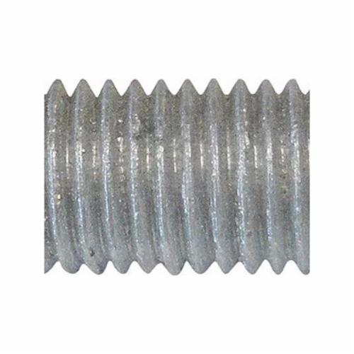 BBI 770073 All Threaded Rod, 3/4-10, 6 ft OAL, Carbon Steel, Hot Dipped Galvanized