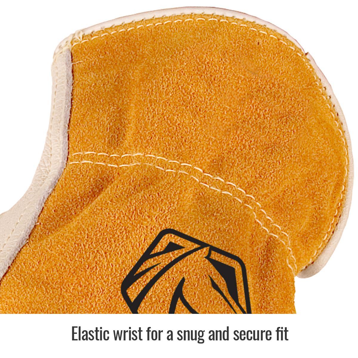 GLOVES GP DRIVERS M SPLIT COWHIDE LTHR
