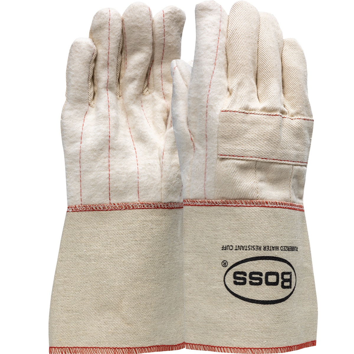 GLOVES HOT MILL L COTTON WHT RYN UNCTD