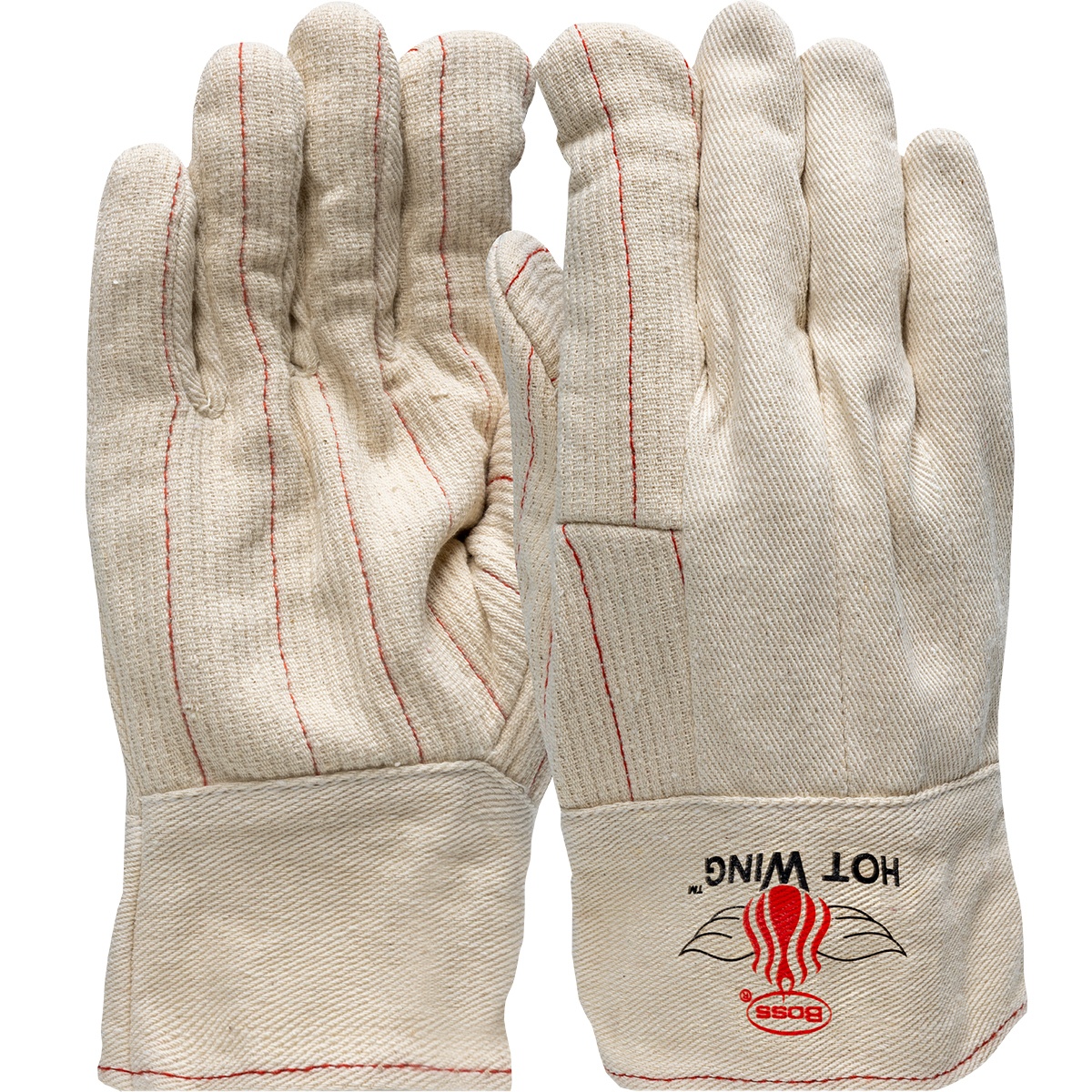 GLOVES MILL HOT L COTTON NAT BAND TOP