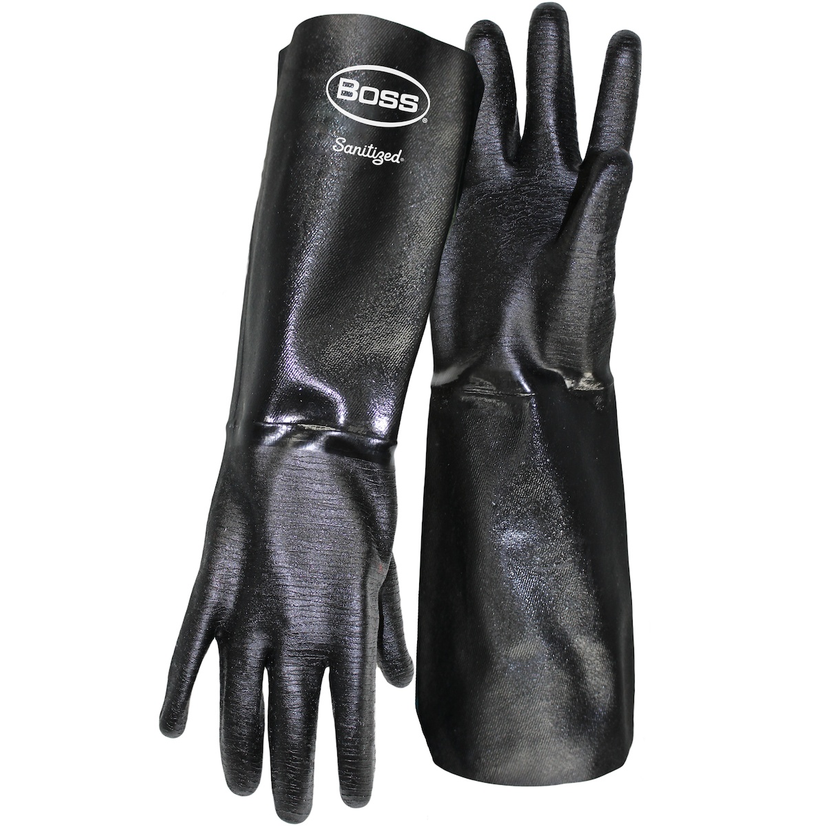 GLOVES CHEMICAL RESISTANT L NPRN BK NPRN