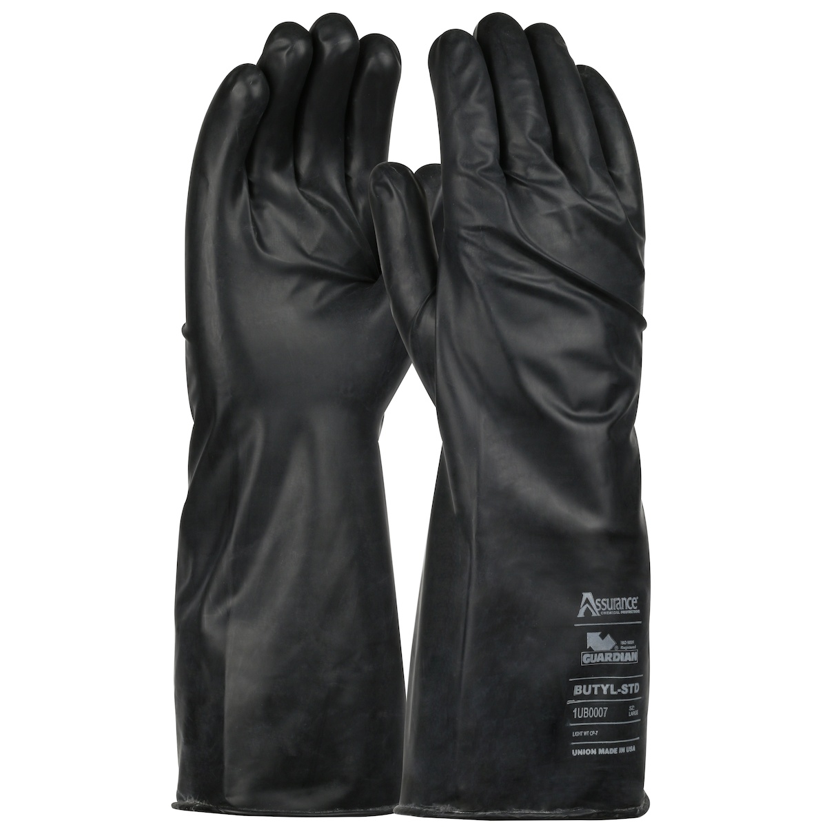GLOVES CHEMICAL-RESISTANT L ERGONOMIC BK