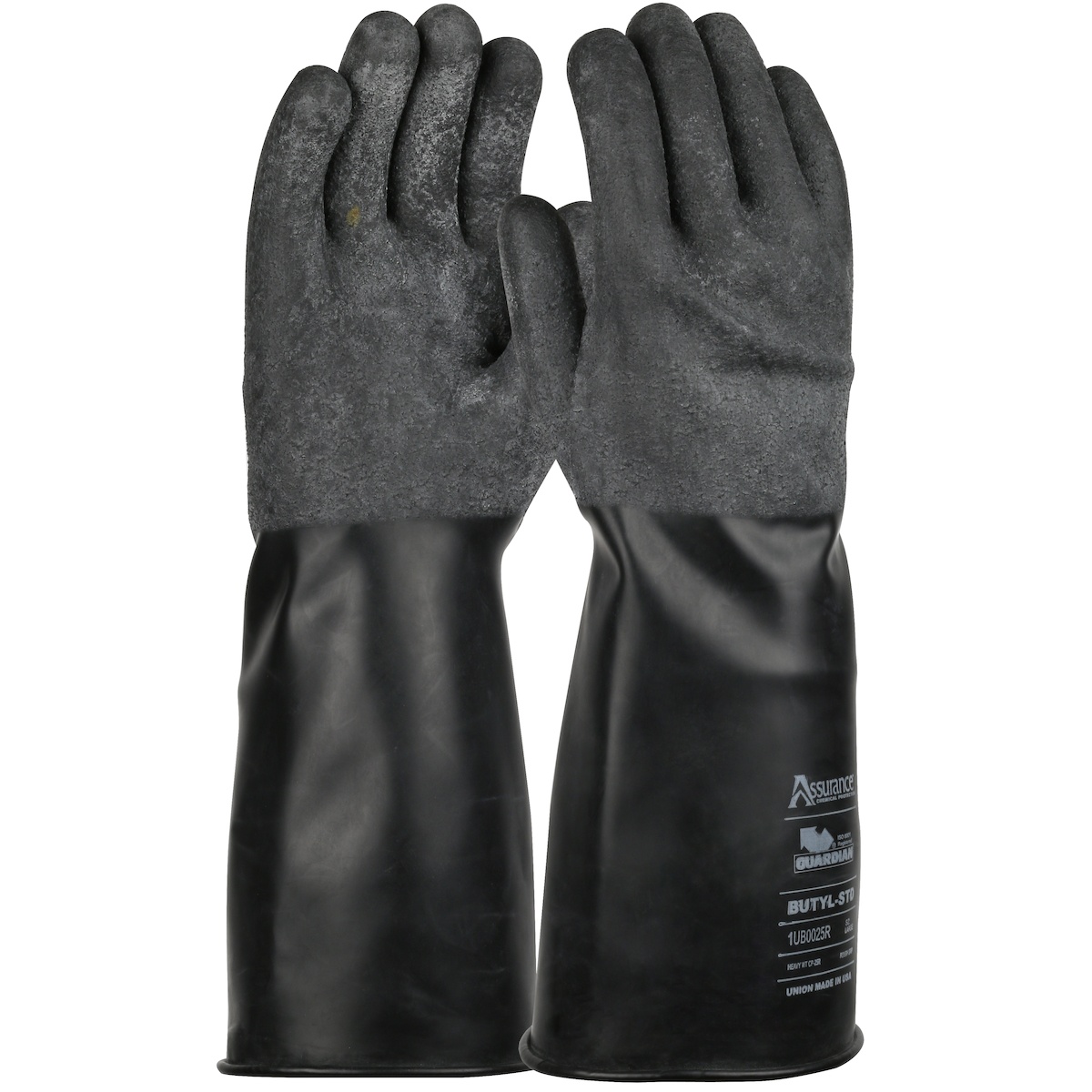 GLOVES CHEMICAL-RESISTANT L ERGONOMIC BK