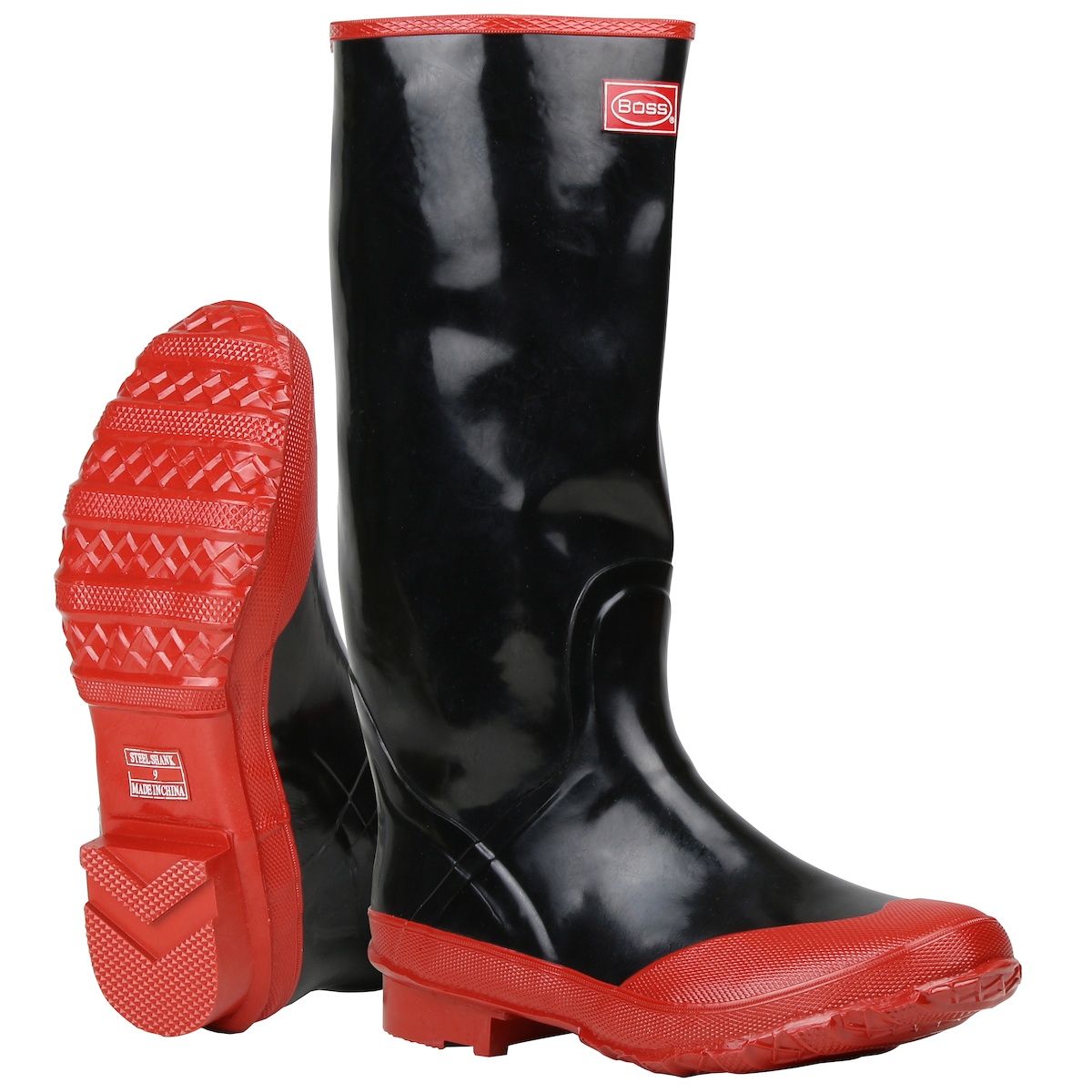 BOOT KNEE SZ 10 REINFORCED CAP RBR RBR