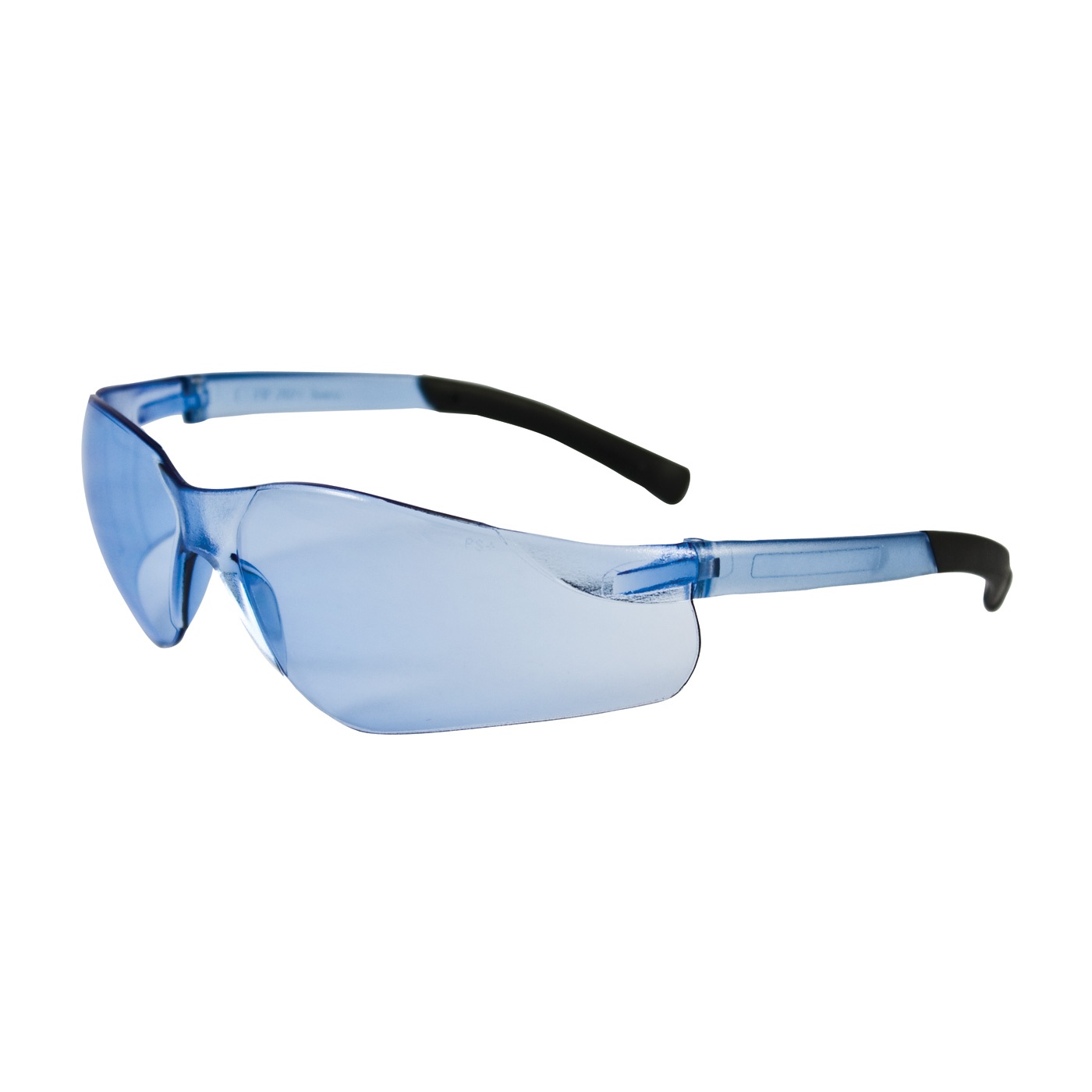 GLASSES PROT A-SCRATCH LT BL RIMLESS