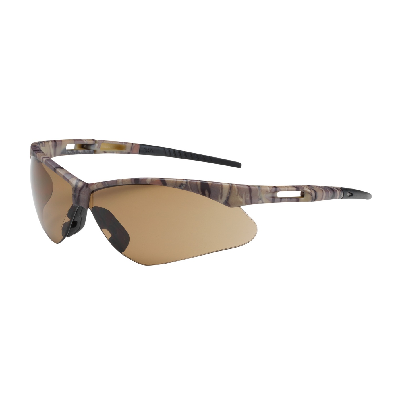 GLASSES PROT A-SCRATCH BR SEMI-RIMLESS