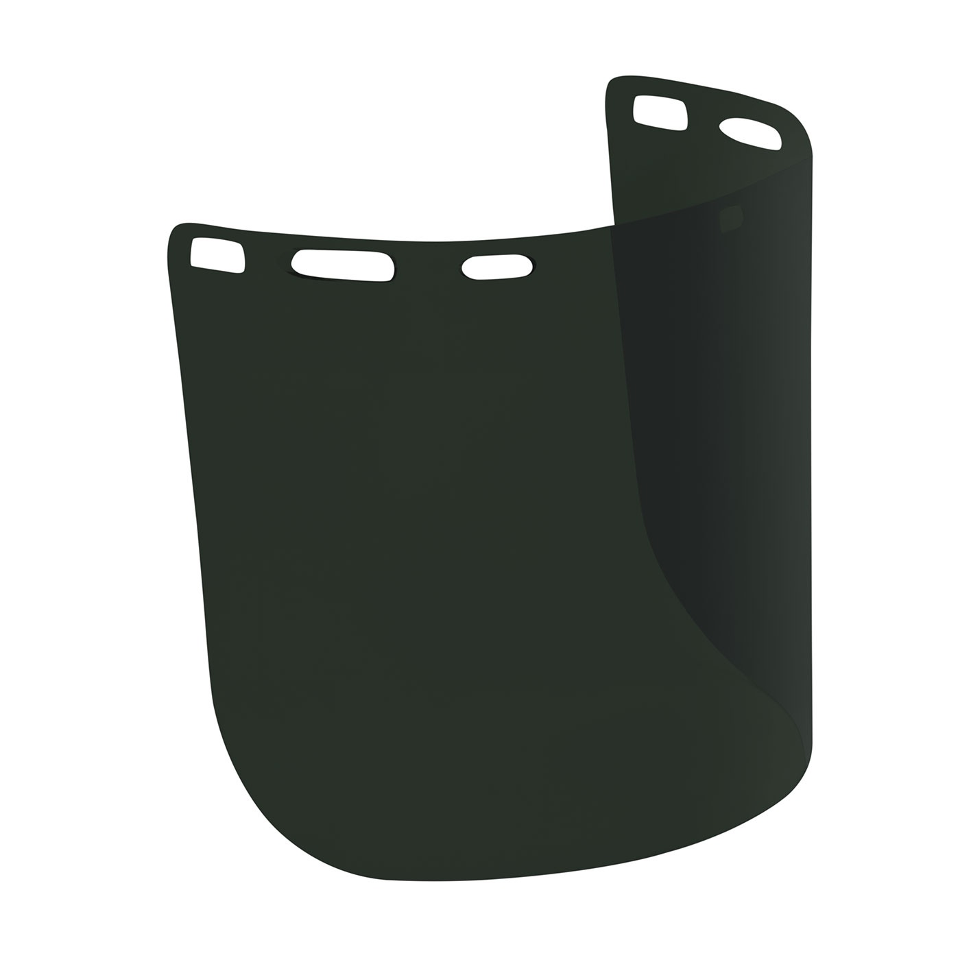 VISOR SAF GRN IR SHADE 5.5 POLYCARBONATE