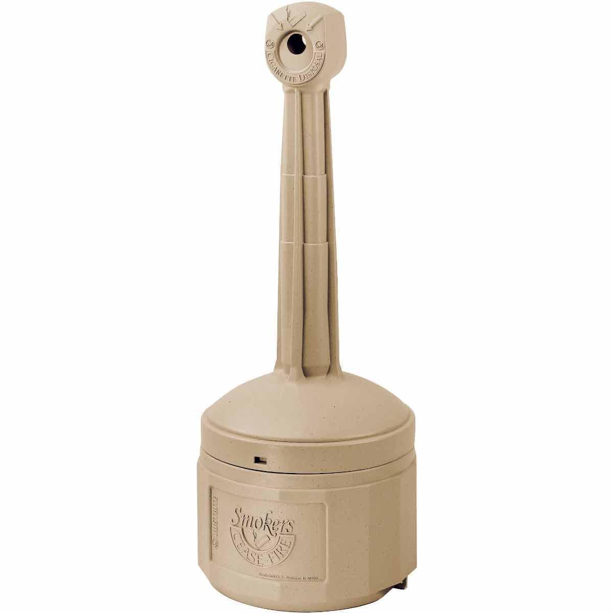 ADOBE BEIGE FIRE RECEPTACLE