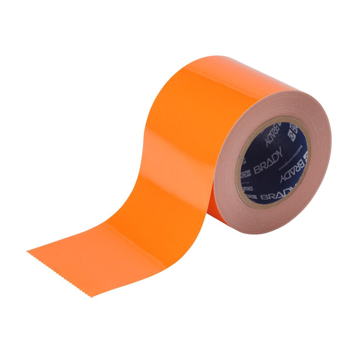 TAPE MARKING FL 100FT 3IN ORN 0.008IN
