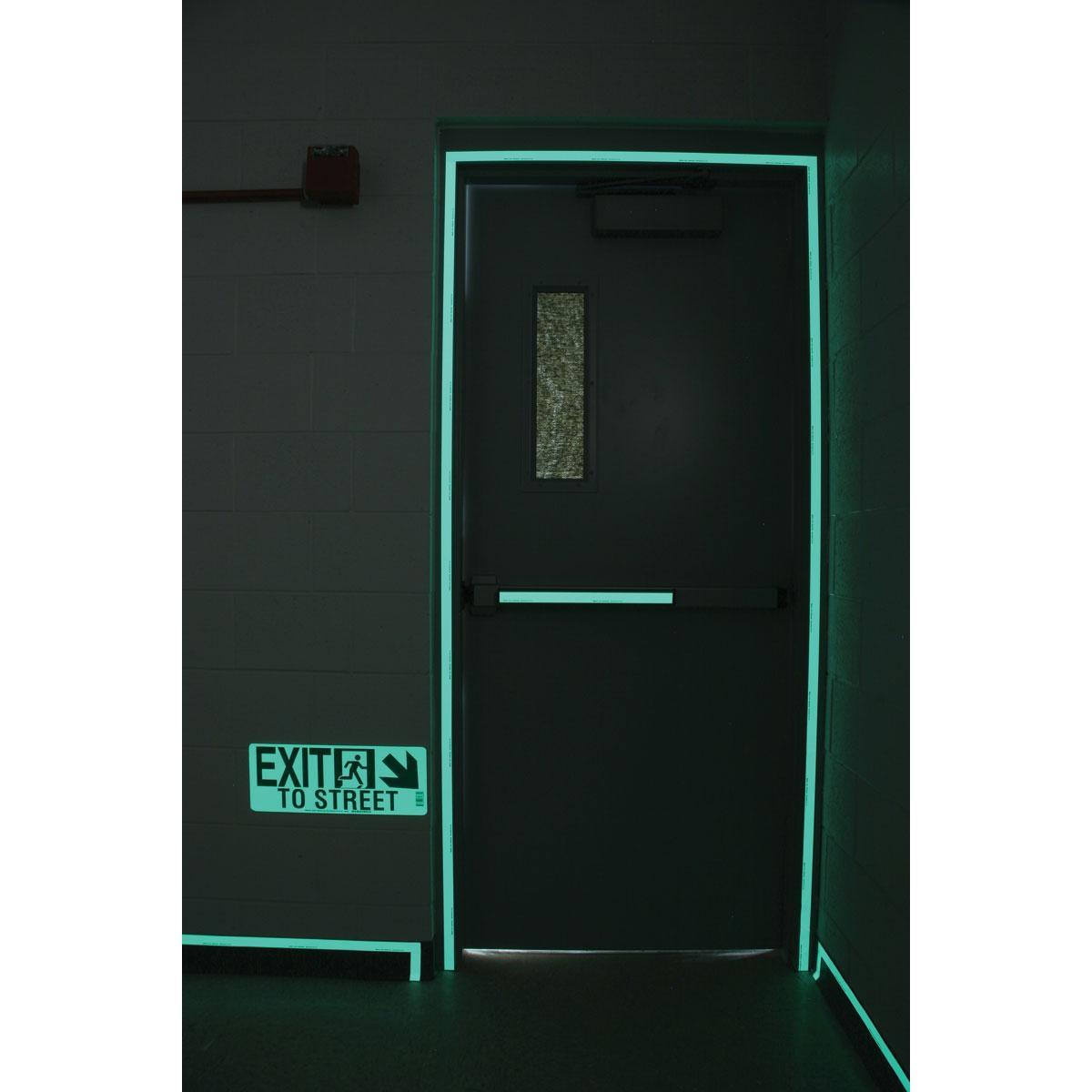 CARTRIDGE TAPE LBL 50FT 1-3/8IN GLOW