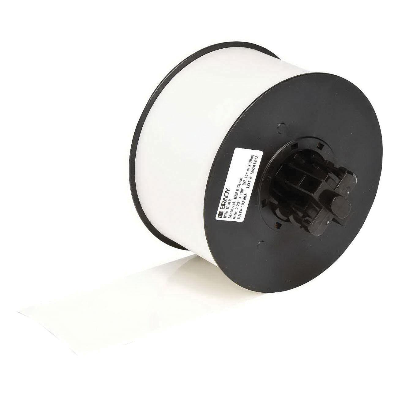 LABEL 2-1/4IN CLEAR B-595 VINYL