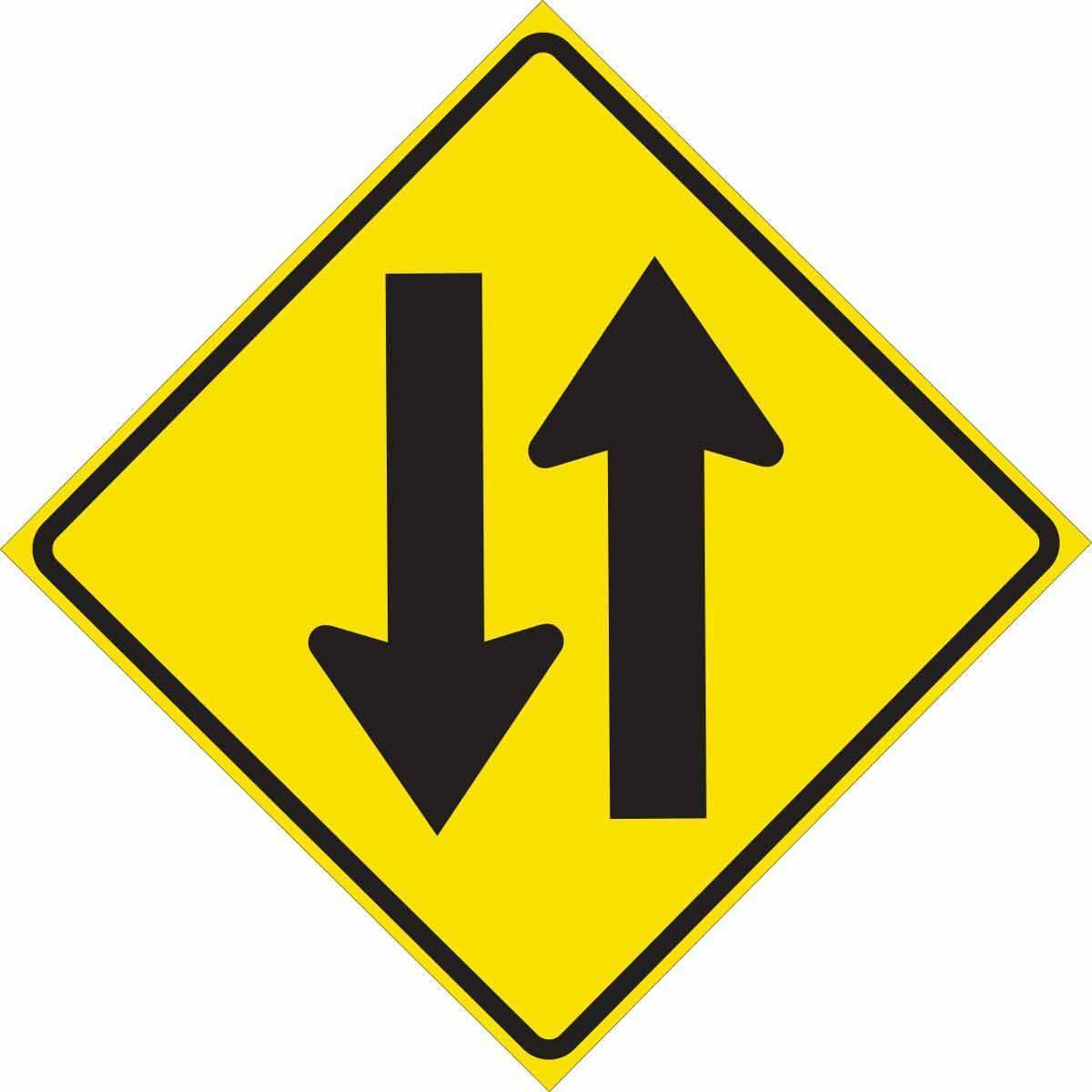 SIGN CTRL TRFC NO HDR SYM B-959 AL 24IN