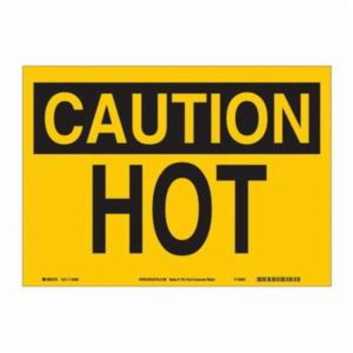 SIGN CAUT CAUT 7IN 10IN BK ON YEL TEXT