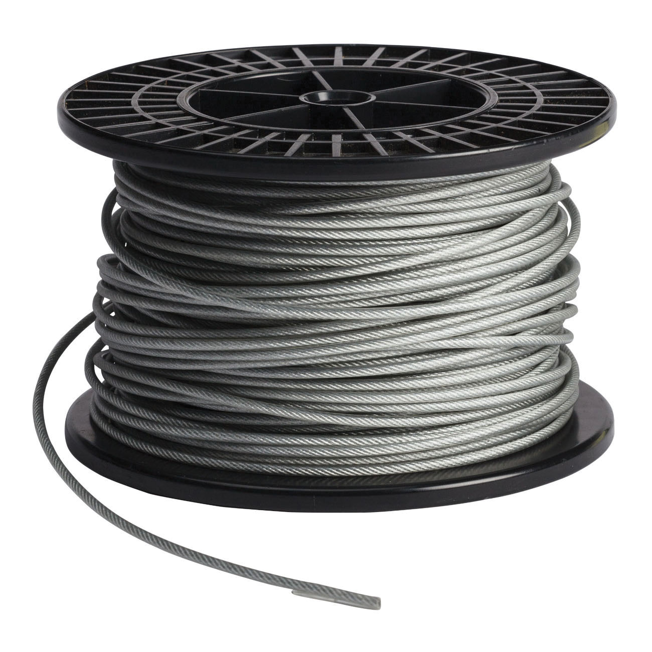 CABLE LOCKOUT SPIN STL CLEAR/R PVC CTD