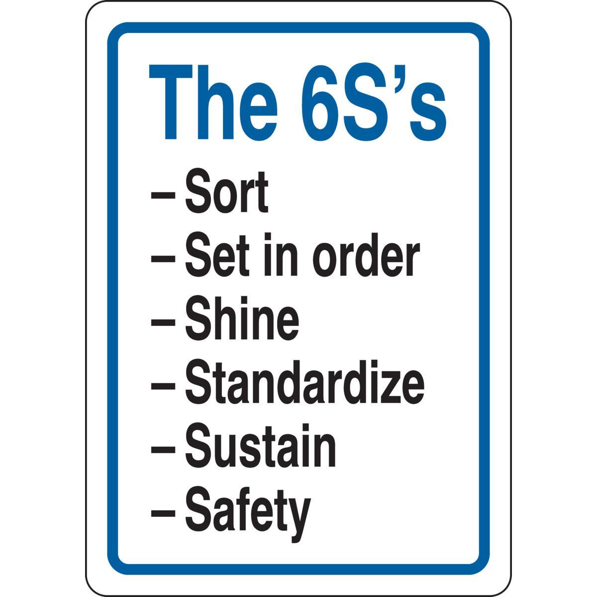 SIGN REMINDER SAF THE 6SS 14IN 10IN