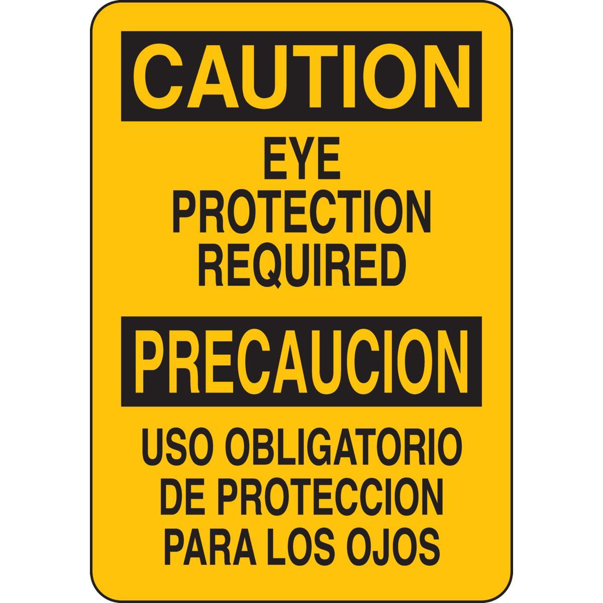 SIGN SAF 10IN 7IN BK ON YEL SELF-ADH