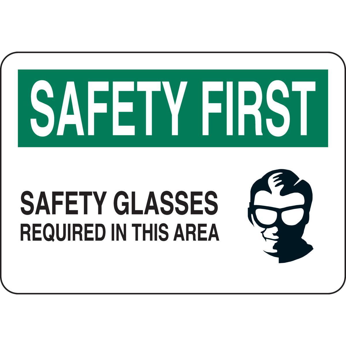 SIGN PROTECTION PERSONAL LAMINATED RECT