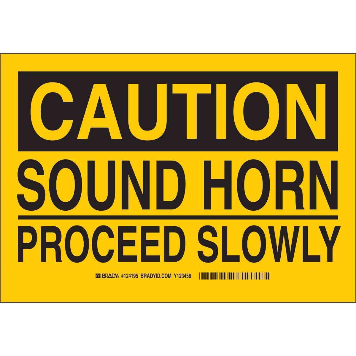 SIGN CTRL TRFC CAUT TEXT B-401 PLSTC 7IN