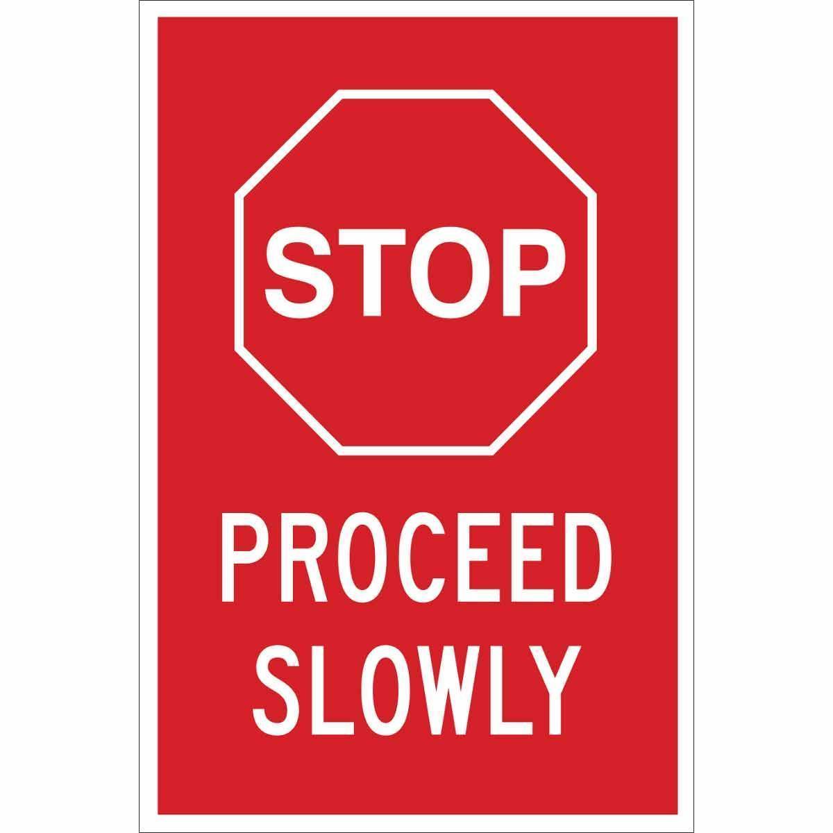 SIGN CTRL TRFC RECT SYM/TEXT B-401 PS
