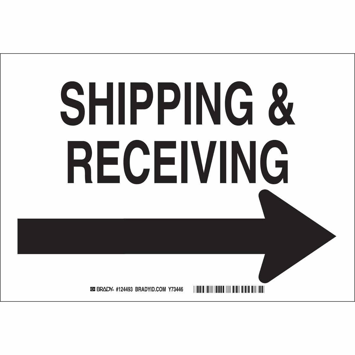 SIGN CTRL TRFC RECT SYM/TEXT B-555 AL
