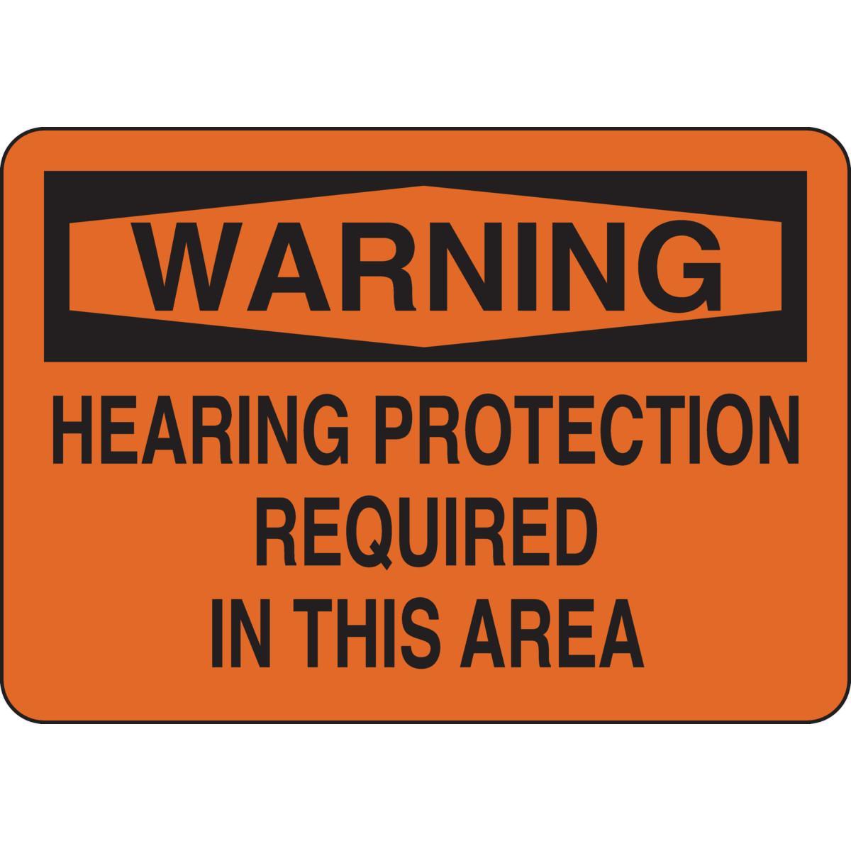 SIGN PROTECTION PERSONAL WRN 7IN 10IN