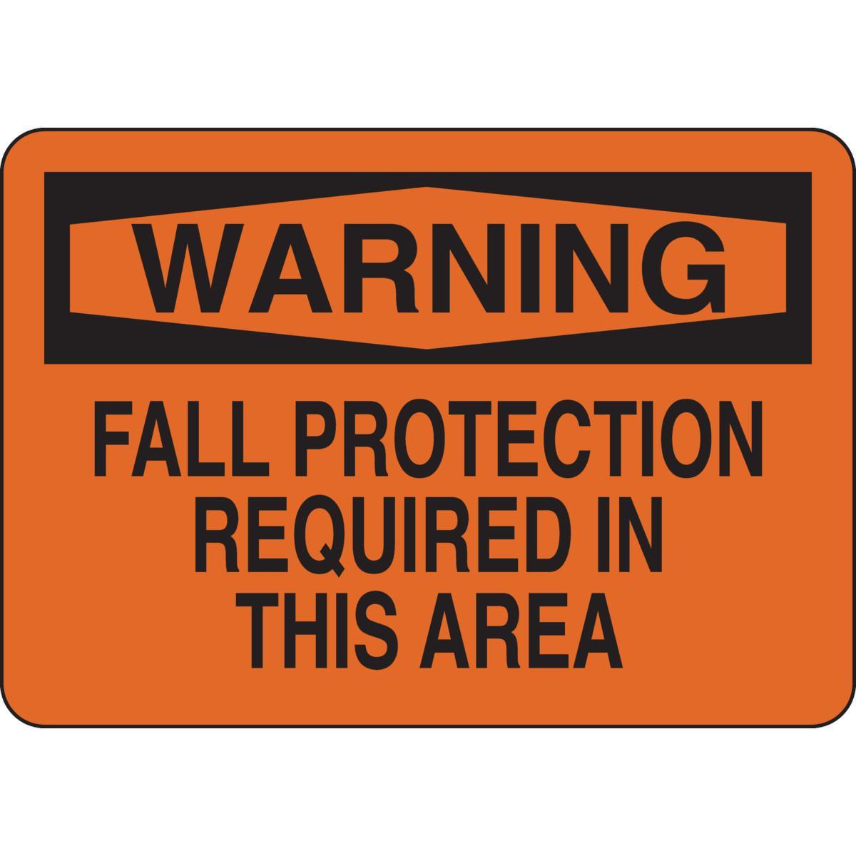 SIGN PROTECTION PERSONAL WRN 10IN 14IN