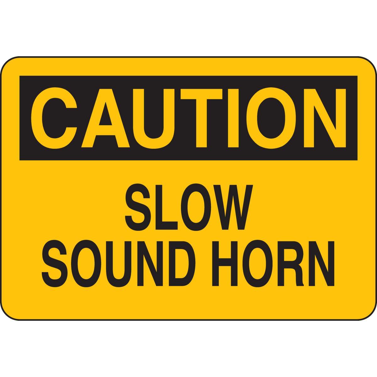 SIGN CAUT CAUT TEXT B-555 AL SURF 10IN