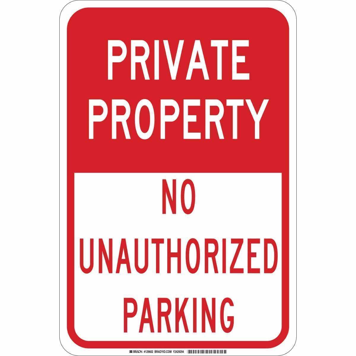 SIGN CTRL TRFC PRIVATE PROP TEXT POST