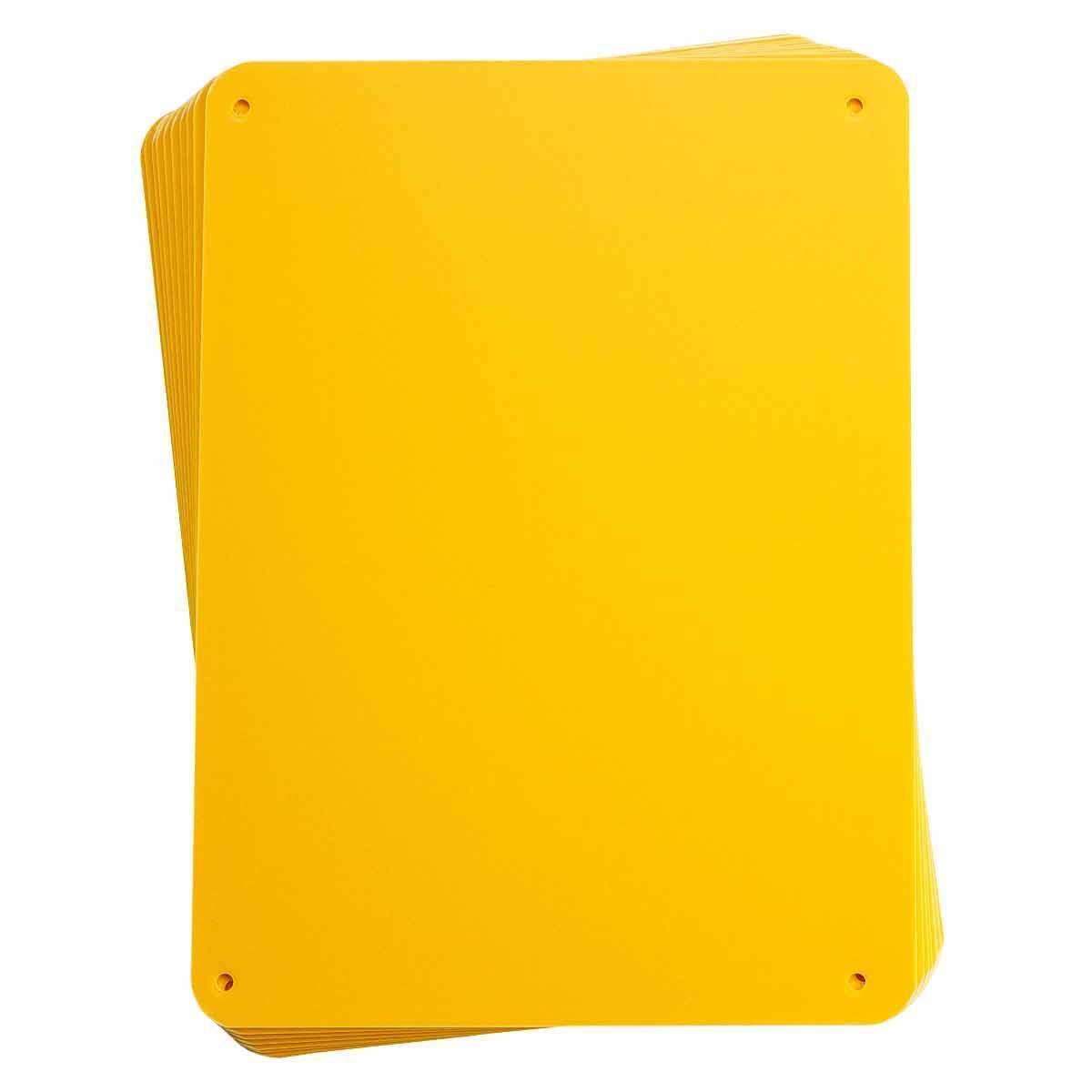 SIGN BLK 7-5/8IN 10-1/4IN B-401 PS YEL