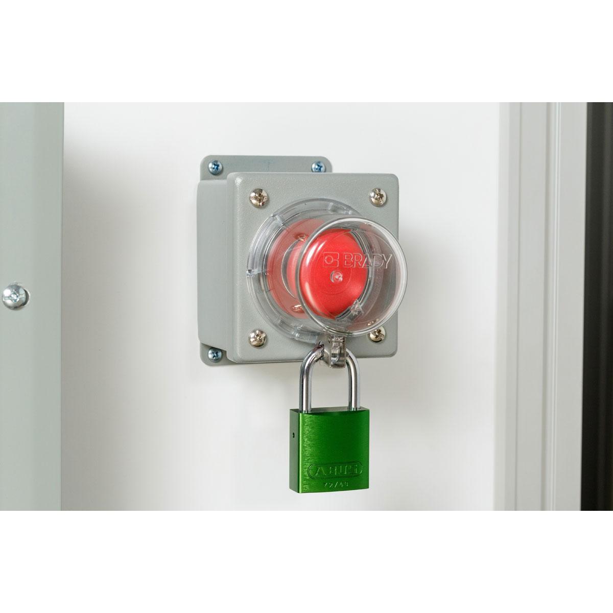 DEVICE LOCKOUT 1 0.32IN POLYCARBONATE