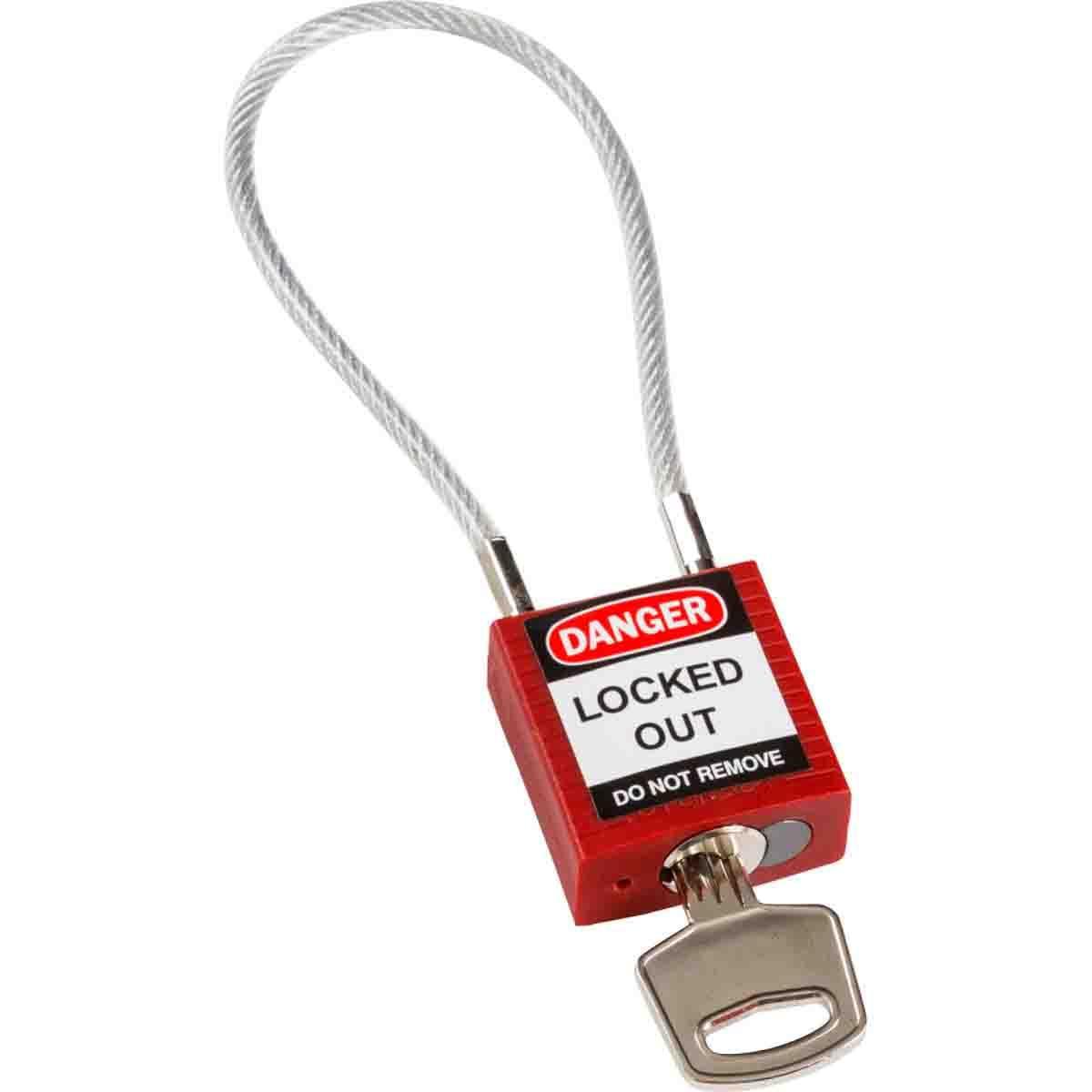 PADLOCK SAF DIFFERENT R LOTO-10 AL 4.2IN